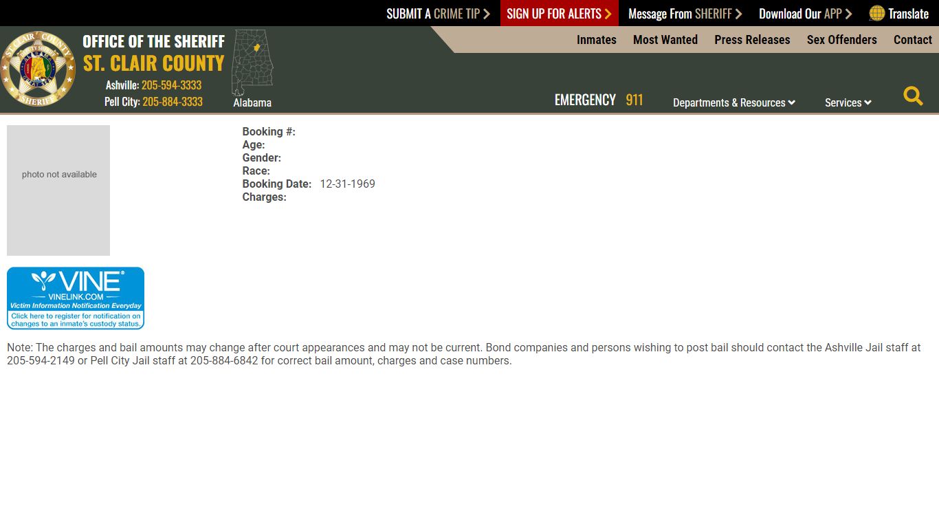 View Roster -ASHLEY DOLES -St. Clair County Sheriff's Office